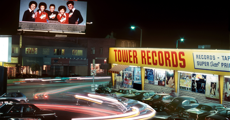 Tower Records on the Sunset Strip circa 1980