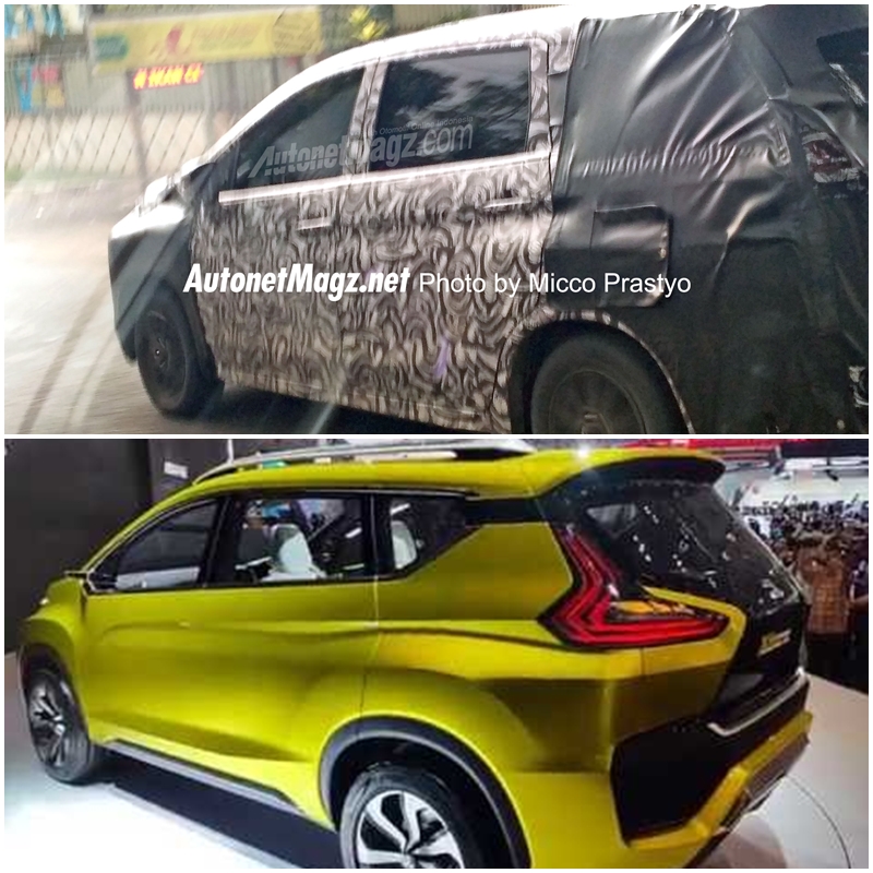 เปรียบเทียบภาพระหว่าง Mitsubishi XM Concept และรถเวอร์ชันผลิตจริง