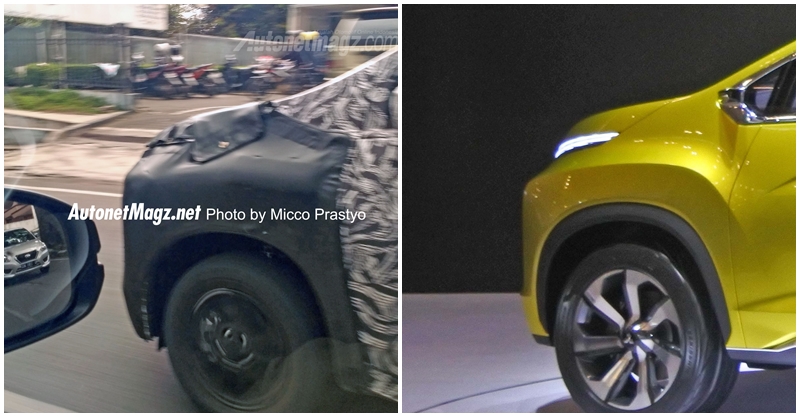 เปรียบเทียบภาพระหว่าง Mitsubishi XM Concept และรถเวอร์ชันผลิตจริง