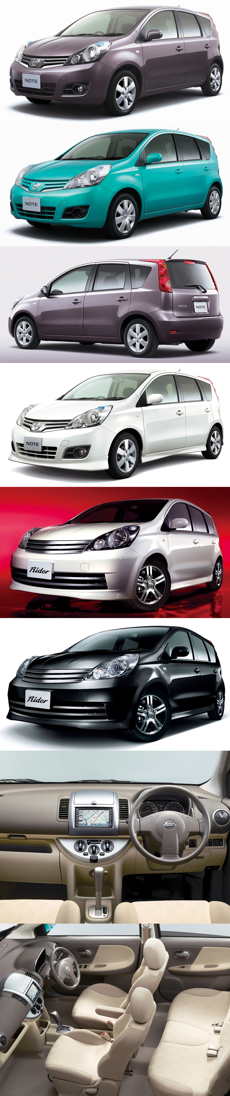 2010_Nissan_Note_Lineup