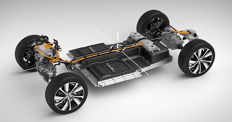 Volvo xc40 electric battery size deals