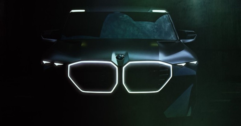 Teaser BMW Concept XM flagship SUV