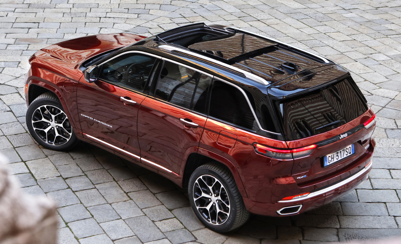 Jeep grand cherokee sales plug in hybrid