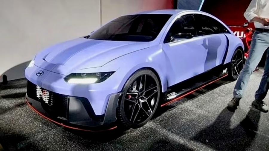 ภาพหลุดรถต้นแบบ Hyundai RM22e Electric performance concept (Ioniq 6 N