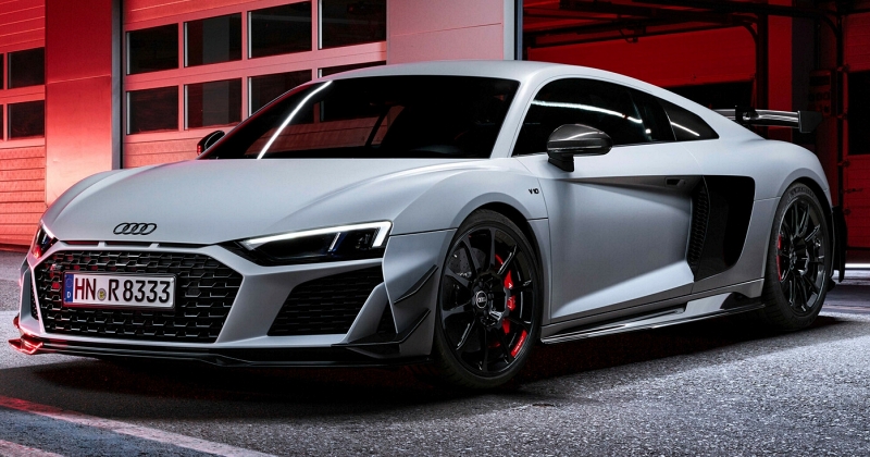 Ауди гоночная r8 чёрный