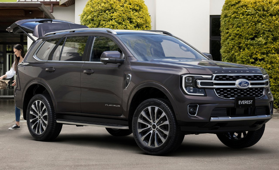 Spyshot Ford Everest Platinum เครื่องยนต์ดีเซล V6 3.0 Turbo วิ่งทดสอบ