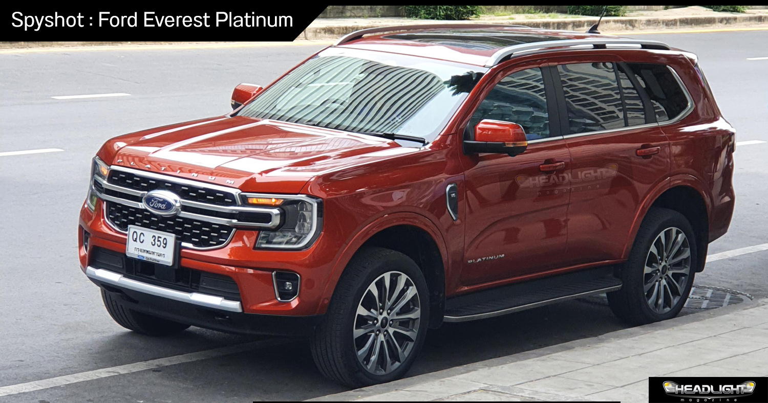 Spyshot Ford Everest Platinum เครื่องยนต์ดีเซล V6 3.0 Turbo วิ่งทดสอบ