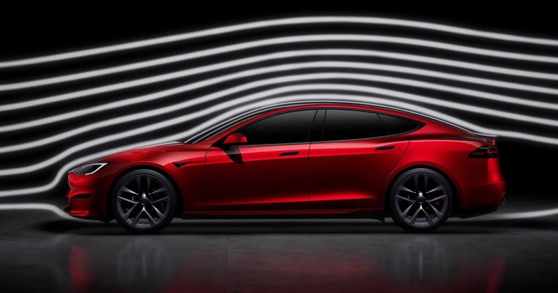 Red shop tesla x