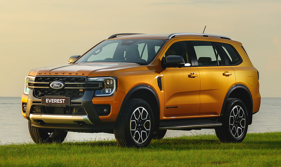 ราคาอย่างเป็นทางการ Ford Everest WILDTRAK 2.0 BiTurbo 10AT 4x4