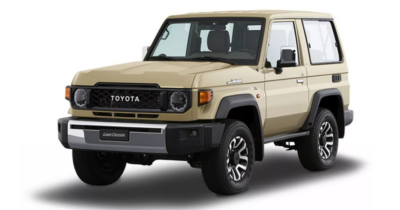 トヨタはランドクルーザー 70 の改良版、3 ドア、ショートホイールベースバージョンをアラブ首長国連邦向けに発売します。