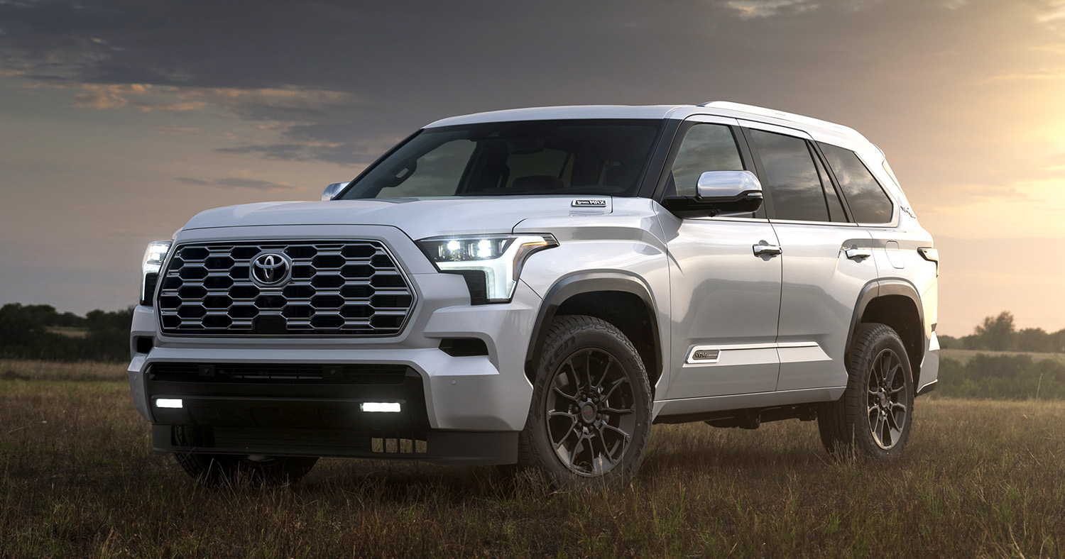 Toyota Sequoia 1794 Edition (MY2025) รุ่นตกแต่งหรูหราราคาแพงกว่า Cadillac Escalade HeadLight