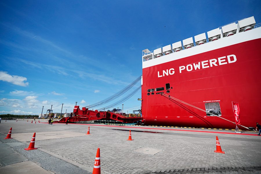 พาชม BYD ZhengZhou เรือขนส่งรถยนต์จาก BYD ลำที่ 7 ณ ท่าเรือแหลมฉบัง ...